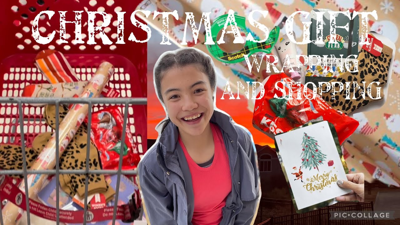 Christmas Gift Wrapping + Shopping 🎄writing cards, haul, packing presents I Vlogmas 2021: Day 17