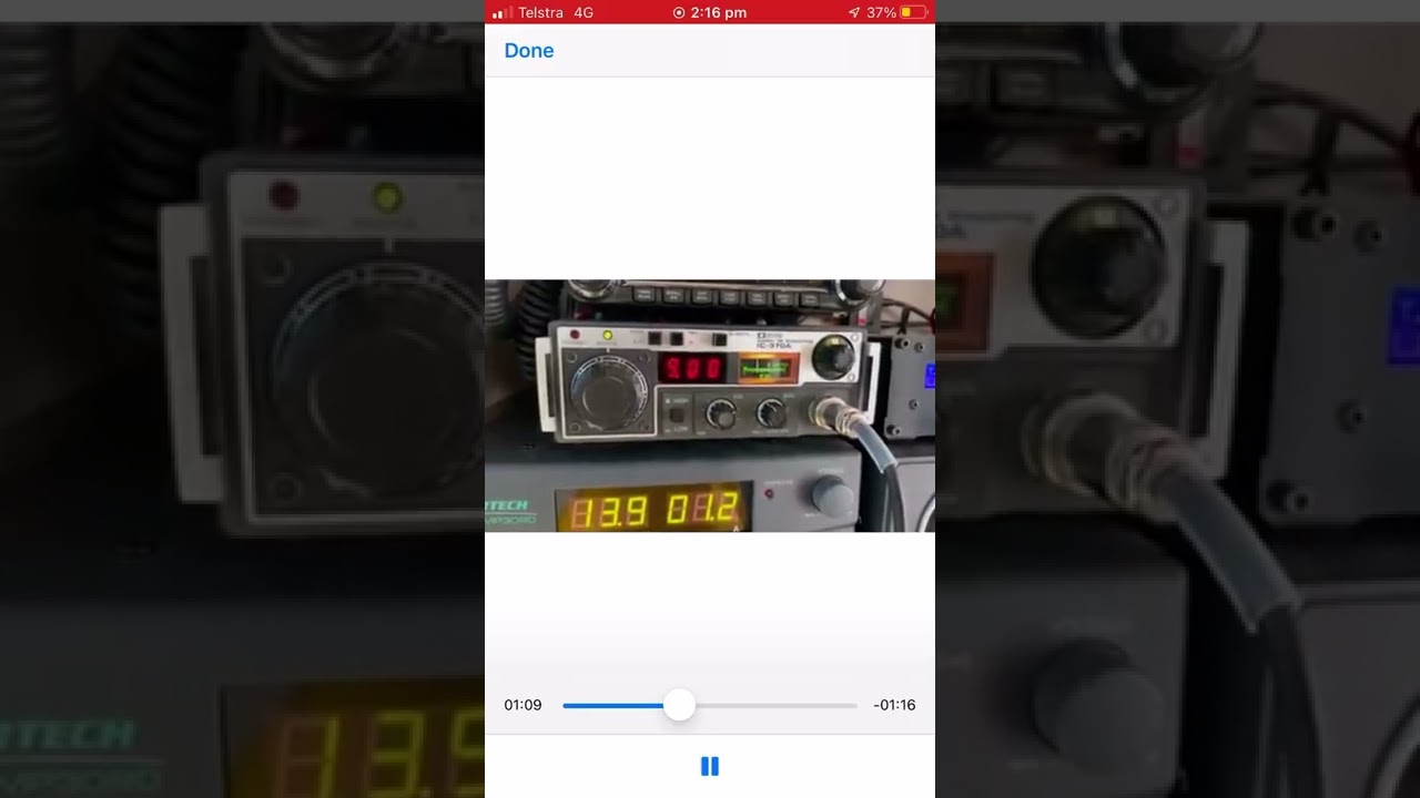 Tom VK3FTOM and Peter VK3YE/AK3YE Being received at the QTH of Michael By VK3OM on  70cm  fm simplex