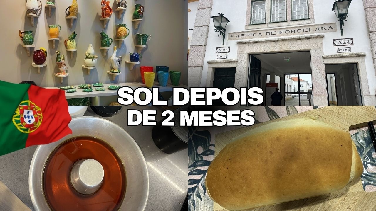 ESSE LUGAR ME DEIXOU IMPRESSIONADA 😳🇵🇹 O SOL NOS TROUXE ESSA SEMANA ☀️ | Pão, Pudim e Um Lugar LINDO