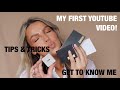 MY FIRST YOUTUBE VIDEO | GET TO KNOW ME | TIPS & TRICKS | BRONZED MAKE UP