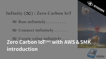 Zero Carbon IoT(∞) with AWS & SMK｜introduction｜RYODEN Corporation