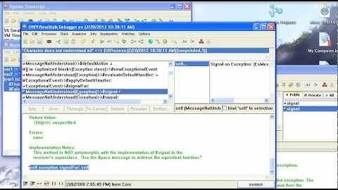 ST 4U 198: Raising Exceptions in VA Smalltalk