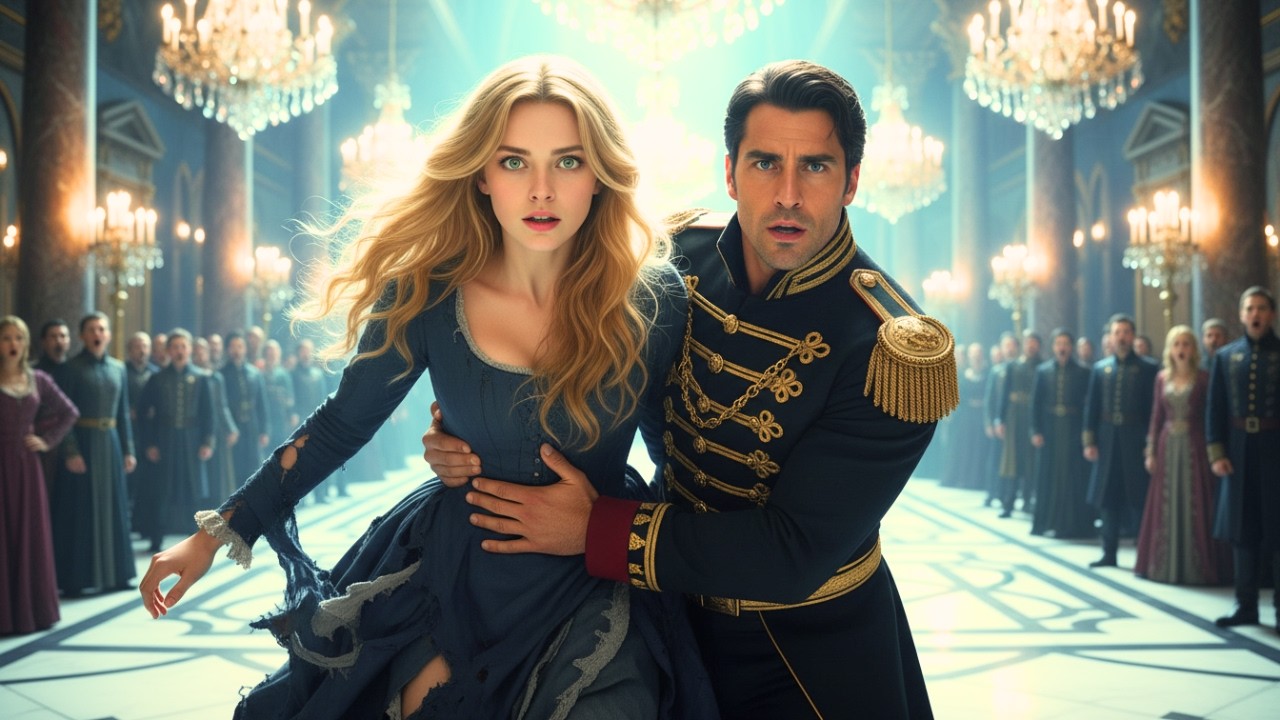 She Was Pushed Off the Stage — He Caught Her, and the Kingdom Went Silent When They Saw Who He Was!!