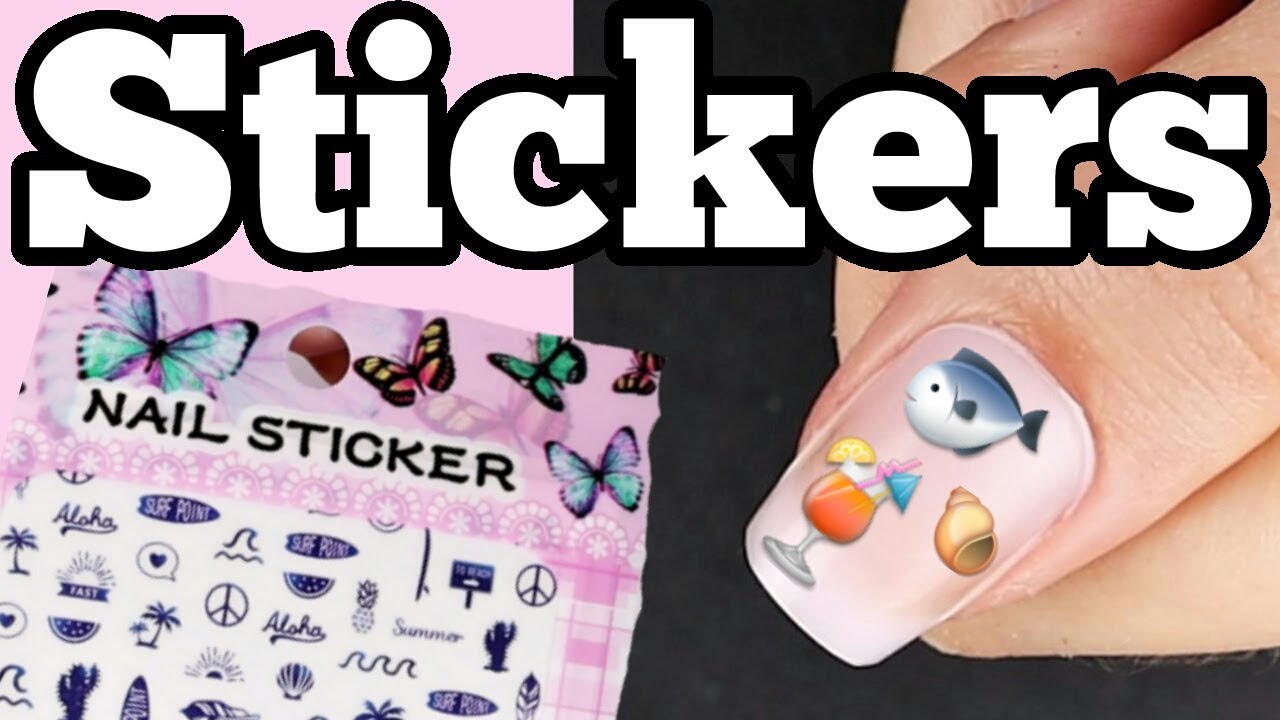 nailsoftiktok #manicure #nailsart #aprenda #stickers Como fazer stic