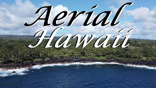 Flying Over Hawaii,   Aerial Views over Big Island Hawaii