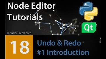 Node Editor Tutorial 18: Undo & Redo #1 - Introduction