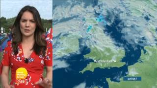 Laura Tobin GMB Weather Wimbledon Tents 2017 07 07