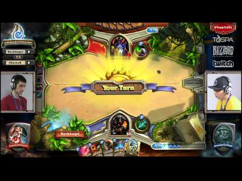 TeSPA Collegiate Hearthstone Open - ZRusher vs DarkAngel - RO4 Game 1