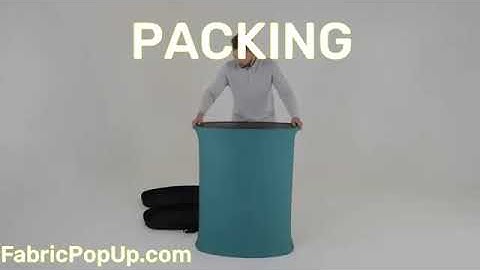 Fabric pop up auto counter