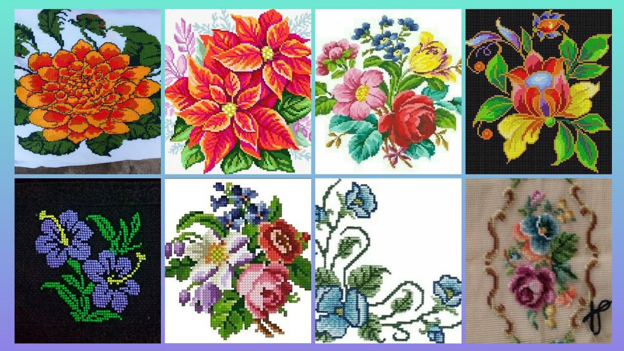 #1 Stunning & Elegant Cross stitch patterns/Charsuti Embroidery Design Ideas Hand made Embroidery