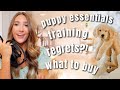 NEW PUPPY ESSENTIALS | Everything We Bought + How We Trained Our Golden Puppy!