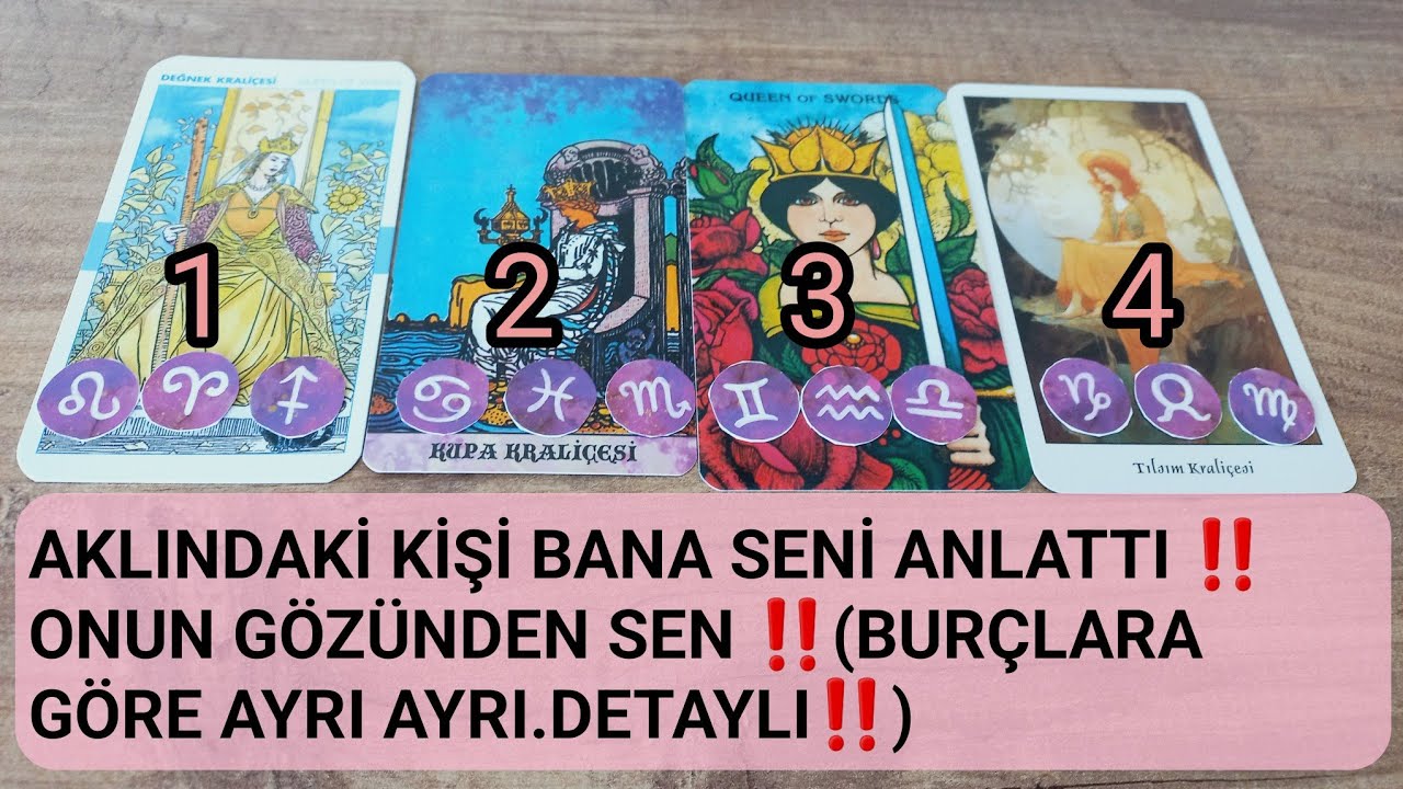 AKLINDAKİ KİŞİ BANA SENİ ANLATTI ‼️ONUN GÖZÜNDEN SEN ‼️(BURÇLARA GÖRE AYRI AYRI.DETAYLI‼️)