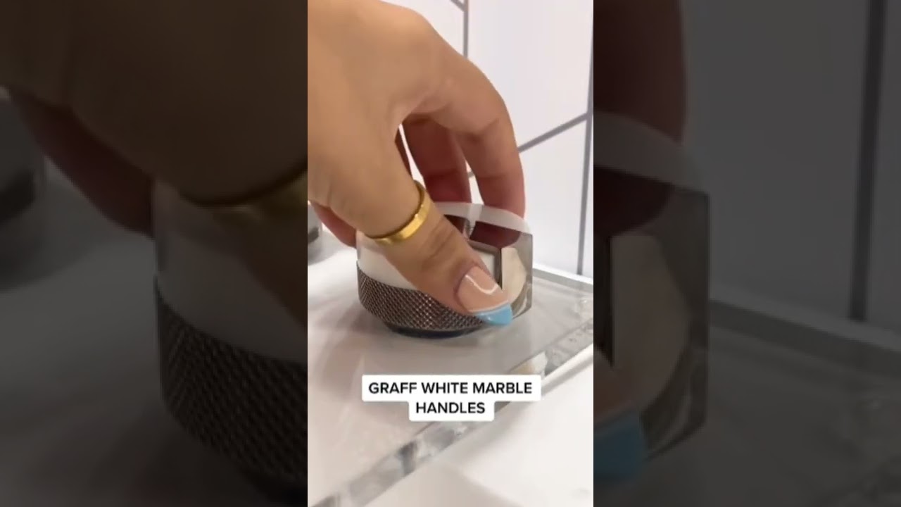 GRAFF WHITE MARBLE HANDLES 