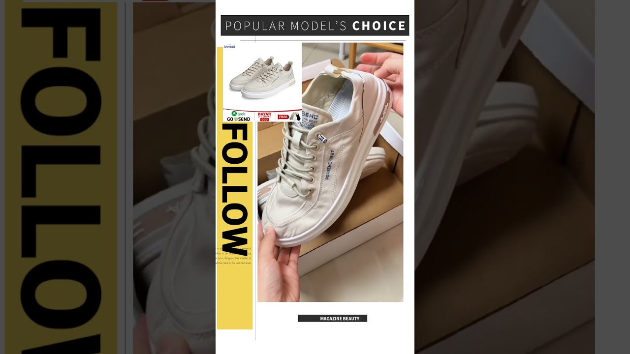 Rekomendasi Sepatu Sneakers Pria Dari Leedoo