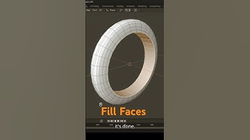 Fill Quick Faces in Blender..!
