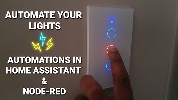 Smart Switch Installation & Automations in Home Assistant & Node-RED