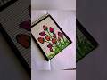 very very easy flower making tricks💐 ##easypainting #art #veryeasypainting #easytricks