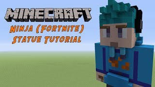 Minecraft Tutorial: Ninja (Fortnite Streamer) Statue