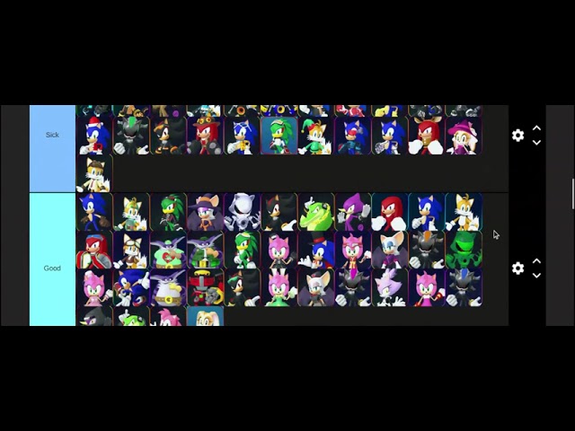 Create a sonic speed simulator reborn {2023} Tier List - TierMaker