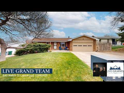 840 Welch St, Lakewood, CO home video tour