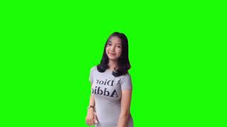 green screen - cewek tiktok goyang hot 6
