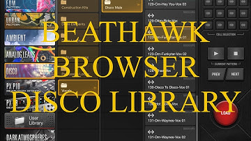 UVI BeatHawk - Tutorial: Exploring the App Part 4, Browser - Disco Library