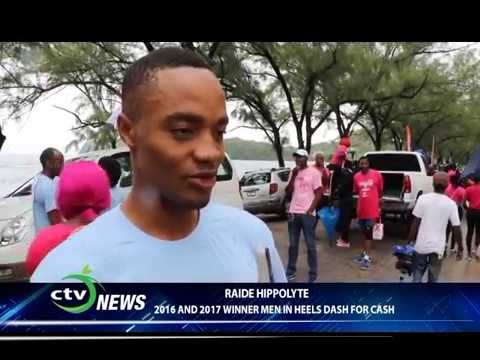 MEN in HEELS - Dash for Cash - by the Wave 94.5 St. Lucia  [Edited]