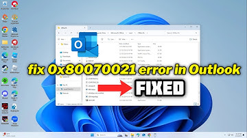 (FIXED) 0x80070021 error in Outlook