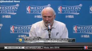Gregg Popovich Compare Manu Ginobili With Kobe Bryant And Michael Jordan 05222017