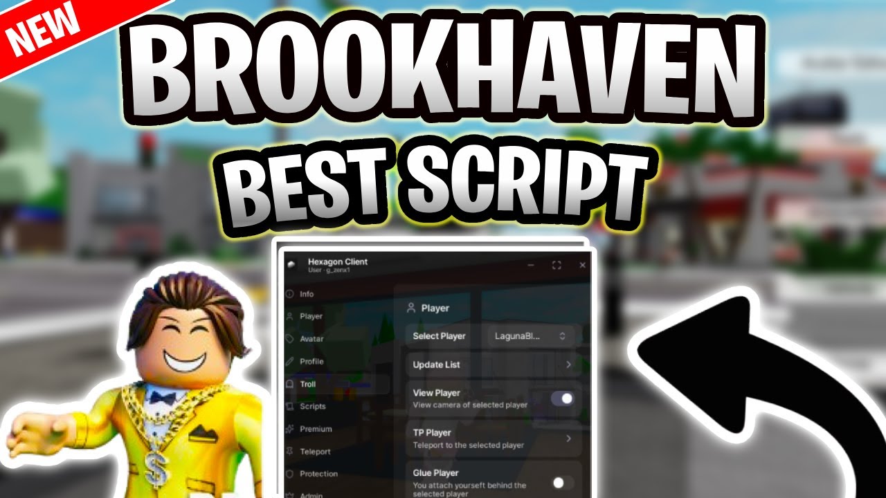 Brookhaven Script - AVATAR | KILL | KICK | TROLL