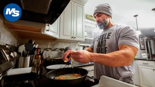 Breakfast With Pro Bodybuilders | Venison & Eggs | Guy Cisternino