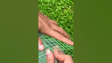 the process of making fish traps using wire nets
