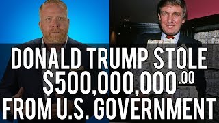 Swampy Donald Trump Defrauded the Government While Milking Daddy's Piggy Bank!