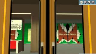 BVG DI U7 with new doorsound from cabin camera with -freeintcam