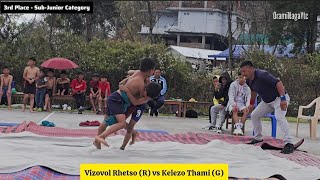 3rd place Sub_Junior|Vizovol Rhetso vs Kelezo Thami| 1st Edition of Naga Wrestling 2026 Sports Meet
