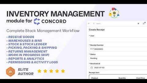 Master Inventory Control with Concord CRM – Inventory Management Module Demo