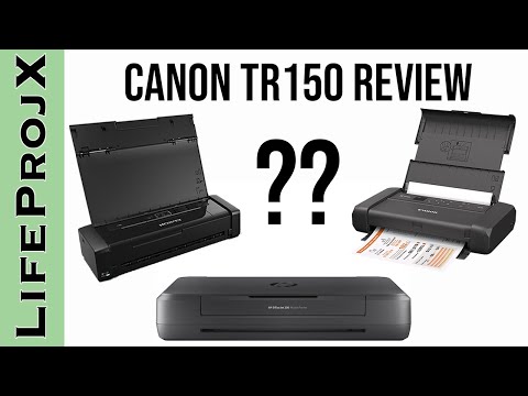 Review Canon Pixma TR150 Wireless Portable Printer