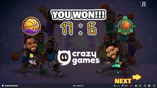 Playing the new Basketball Stars update on Crazy Games 🎮🏀 (It looked really terrible)