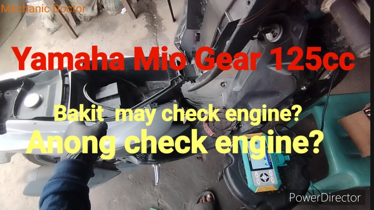 Yamaha Mio Gear 125cc, Bakit nga ba may check engine,Anong check engine ...