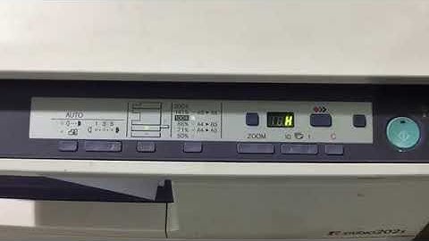 How to reset H2, H4 fuser codes on Toshiba e Studio 202s, 203s