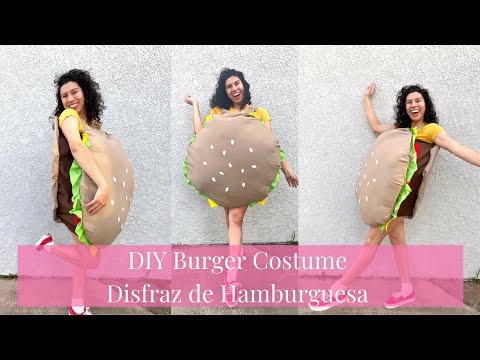 DIY Burger Costume/ Disfraz de Hamburguesa (Bob's Burgers inspired)