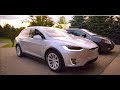 2018 Tesla Model X compared to 2013 Honda Odyssey