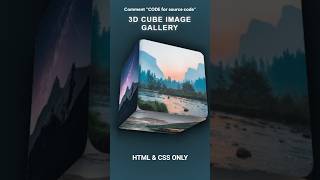 I Built a 3D Rotating Cube Gallery with Pure CSS!