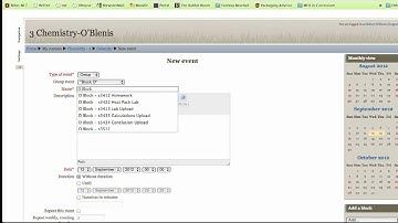 Using Calendar for Due Dates in Moodle