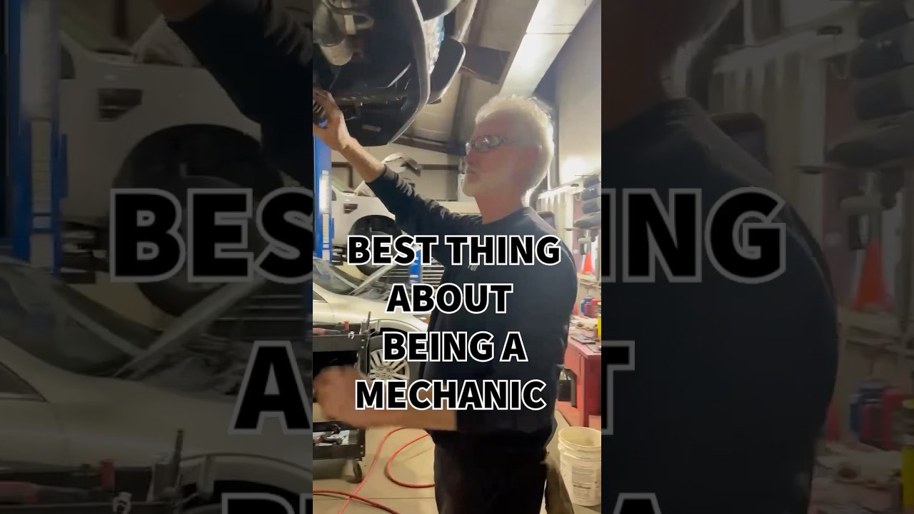 The best thing about being an auto mechanic is…