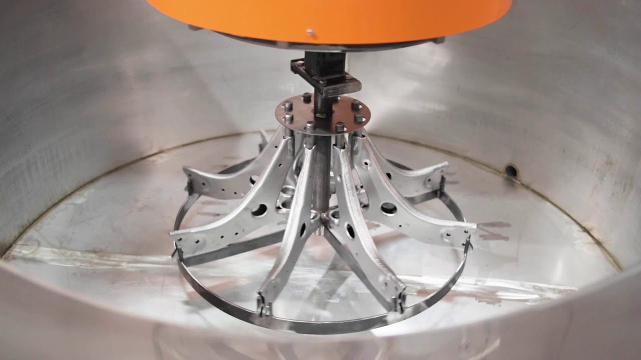 Coating in a rack dip spinning system YouTube