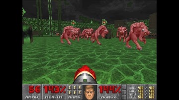 Doom 2 Evil Returns Level 19 UV Max in 9:38 (The maelstrom effect, commentary)