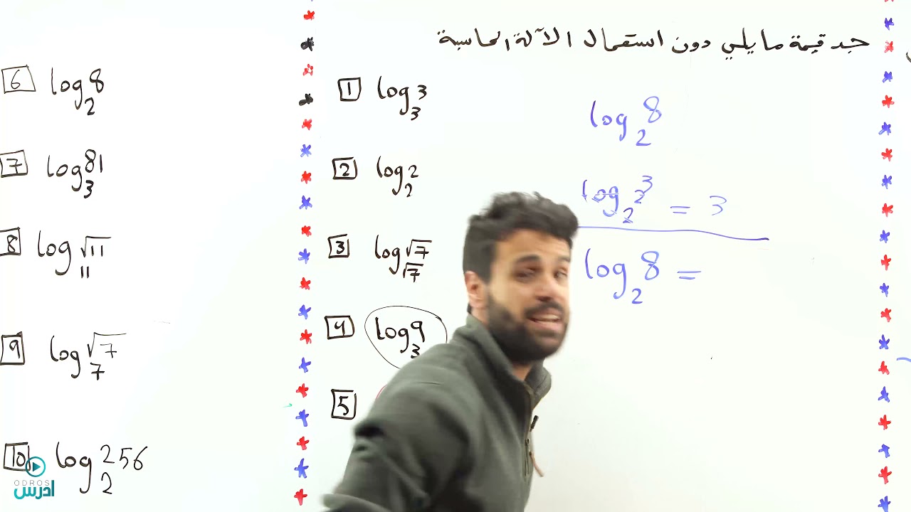 منذر ابو عواد  الاقتران اللوغارتمي الجزء الثاني  2005