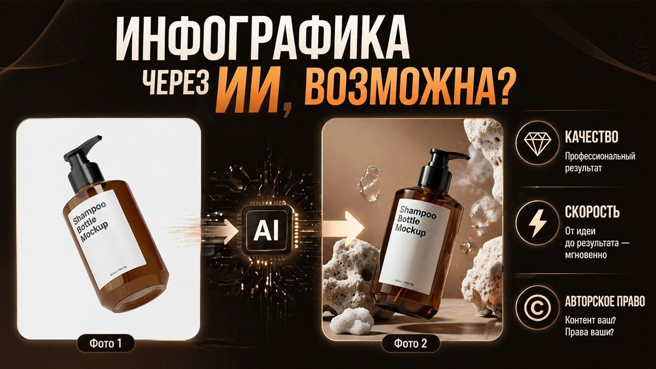 Инфографика для МП через ИИ возможна?