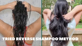 I tried the REVERSE SHAMPOO method |REVIEW| DID IT WORK